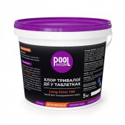 Засіб для знезараження води Poolman Long Chlor T90, 5кг